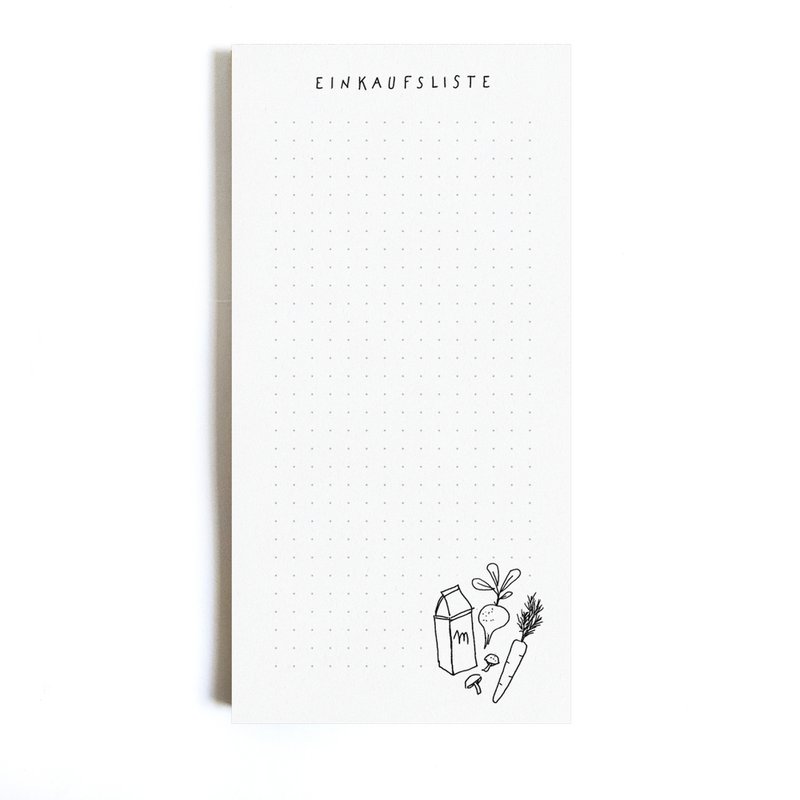 Notizblock “Einkaufsliste”