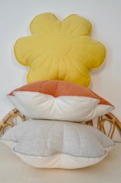 Leinenblütenkissen "Sandlilie"