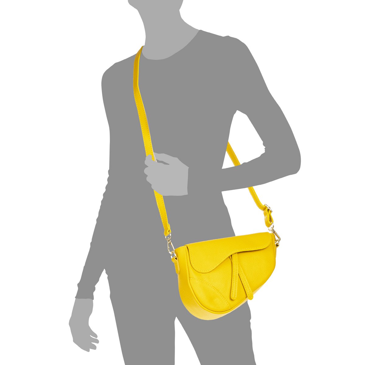 Florence Artegiani. Sac à bandoulière Susanna pour femme en cuir suédé véritable