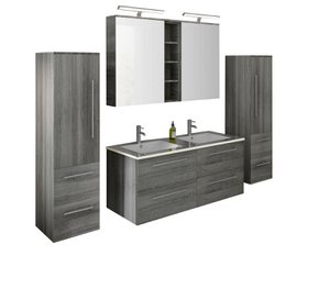 Badezimmer Set 120 cm, 4 tlg.
