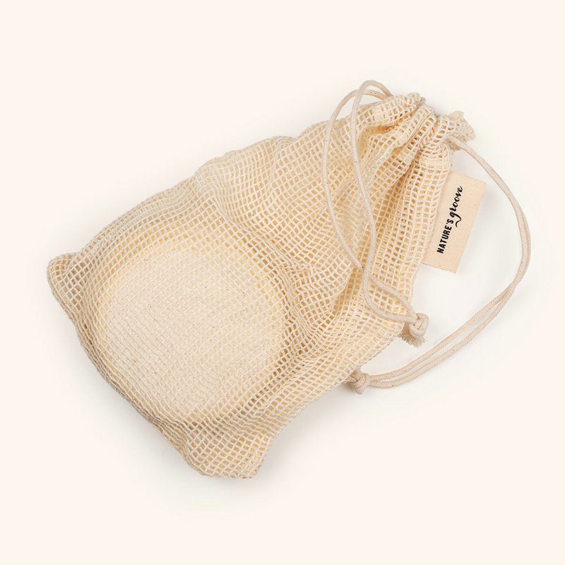 Tafts en coton réutilisables - Ensemble de 14 pièces, y compris un sac à linge et un support