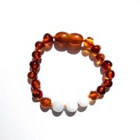 Baltic Natural Amber baby bracelet/anklet - Balance