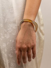 Bracelet en corne blonde