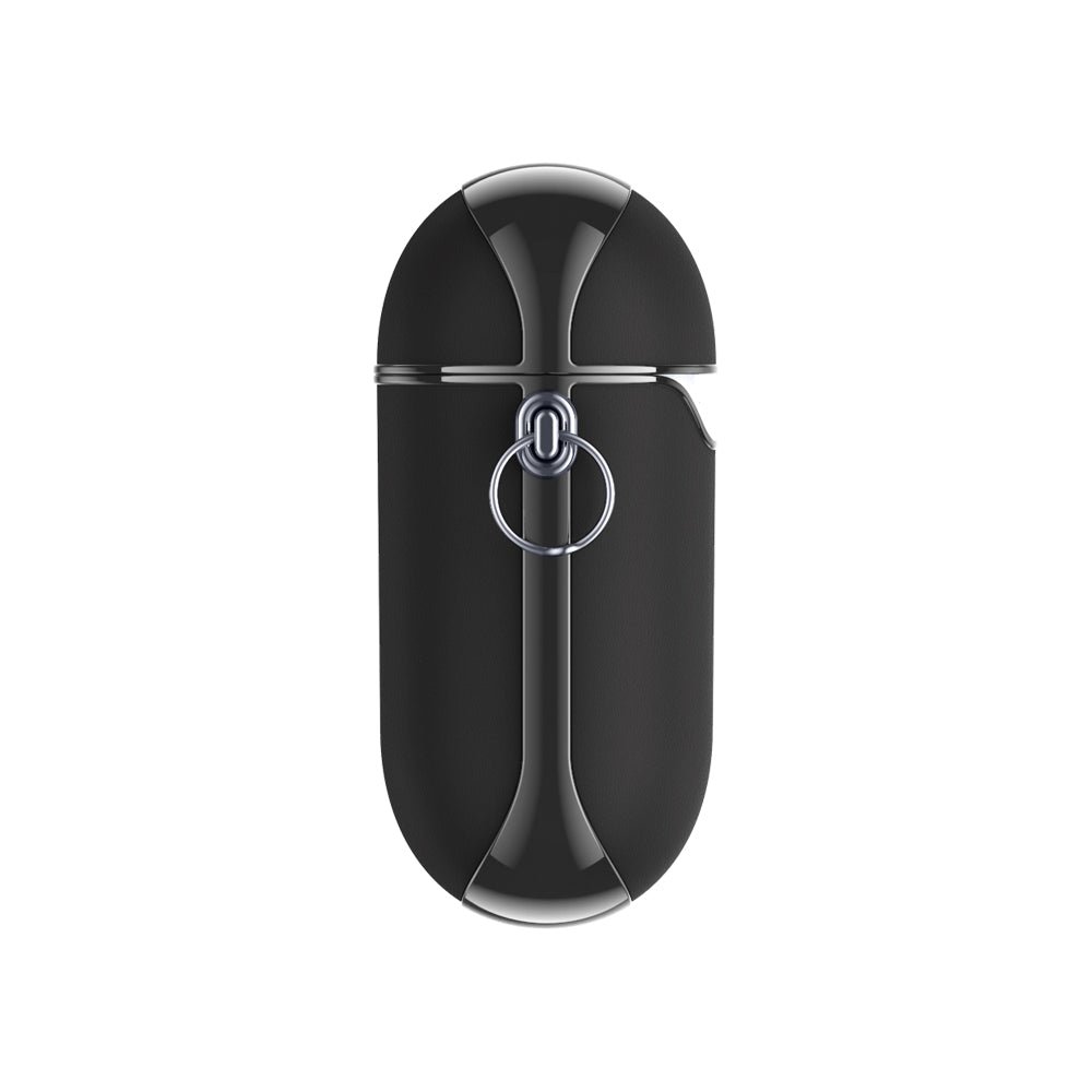 AirPods-Hülle Leder Snap Gen 1/2 Schwarz