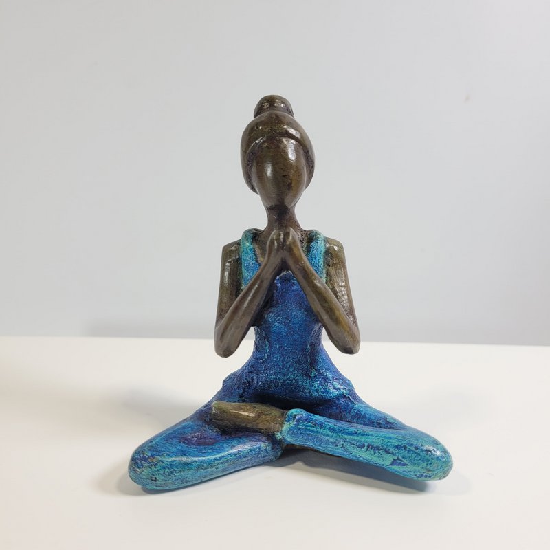 Bronze-Skulptur Yoga "Danielle" | by Hamidou | verschiedene Farben und Größen