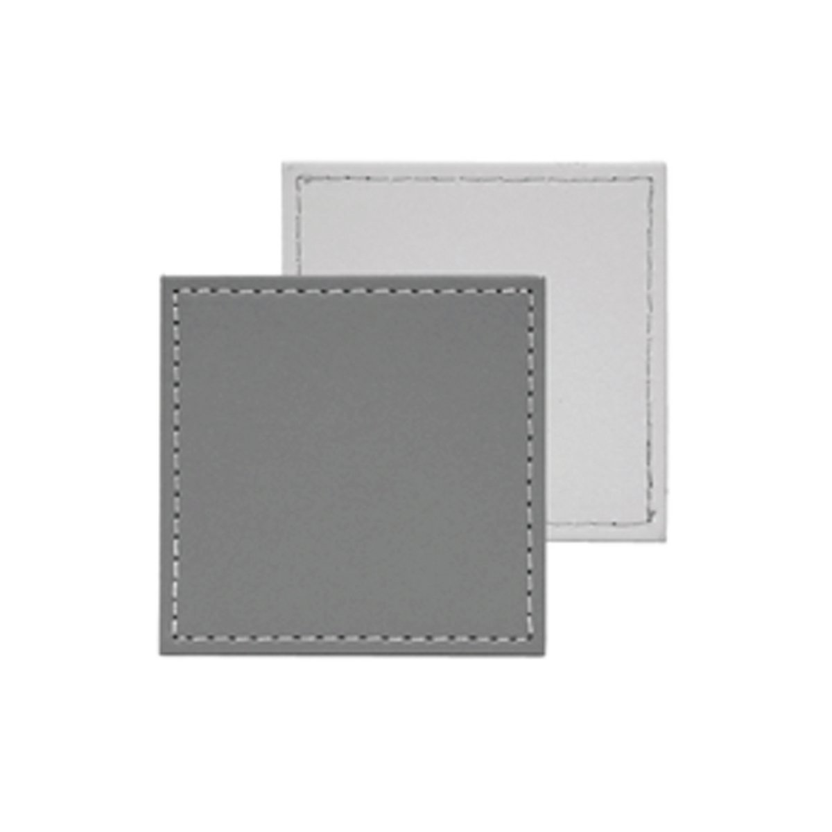 Coasters DUO, set of 4, grey/white