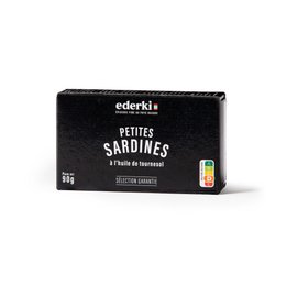 Små sardiner i solsikkeolie 90g