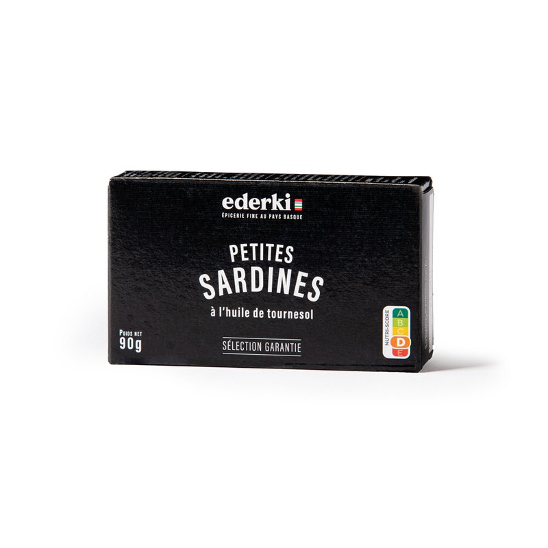 Petites sardines à l'huile de tournesol 90g