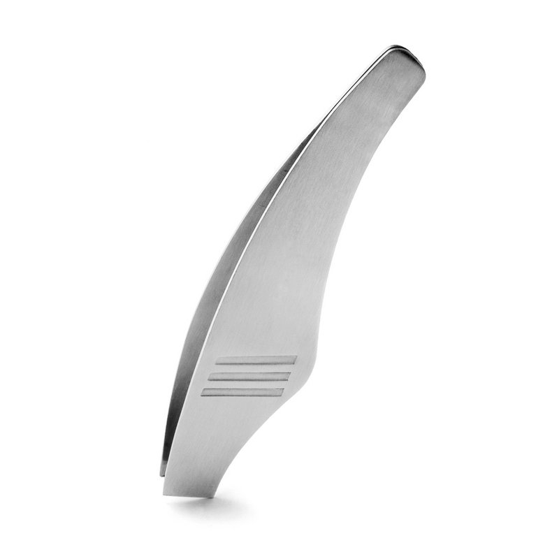 Wide herringbone tweezers made of stainless steel
