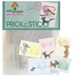 Håndværkssæt Prick-Stick 'Friends' Prickling + broderi