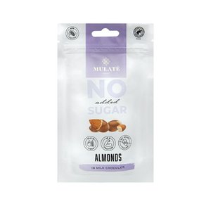MULATE LICHT GEROOSTERDE AMANDELEN IN MELKCHOCOLADE