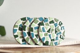 DIY-Paket Mosaik-Untersetzer (inkl. Halter)