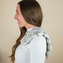 Spelled pillow for neck made of cotton - olives