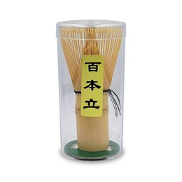 Scopa Matcha Chasen 100 setole bambù bianco/viola