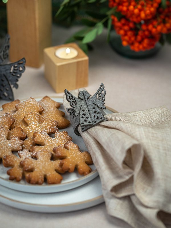 Kerst servetringen ANGEL
