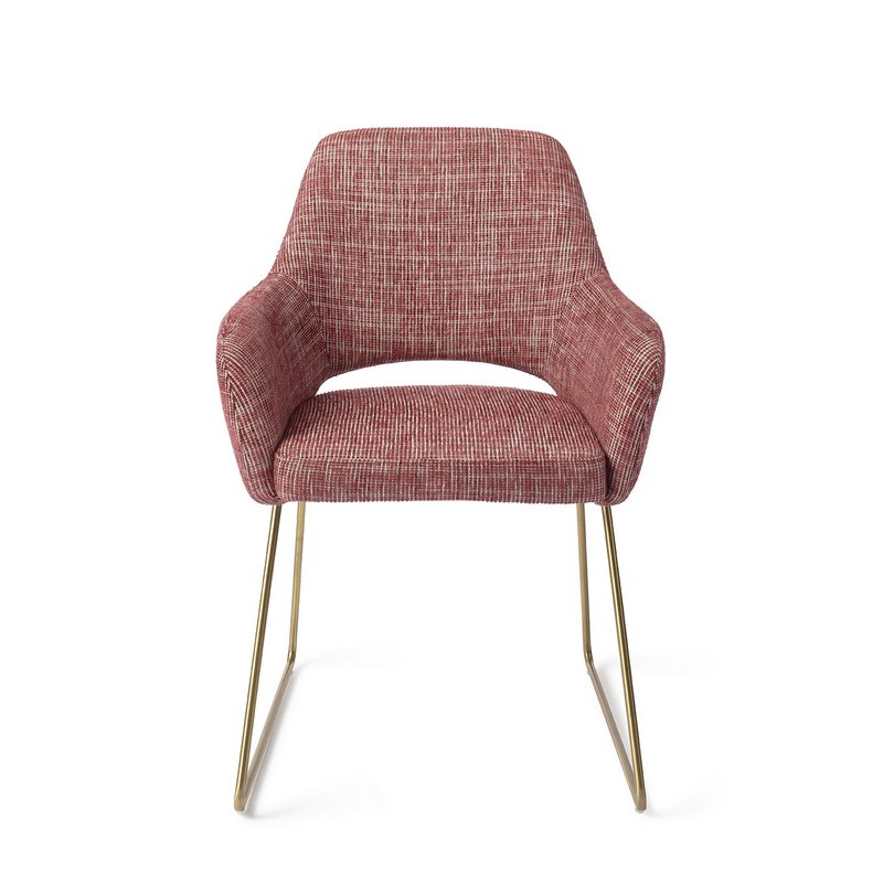 Jesper Home Yanai Dining Chair Slide Gold