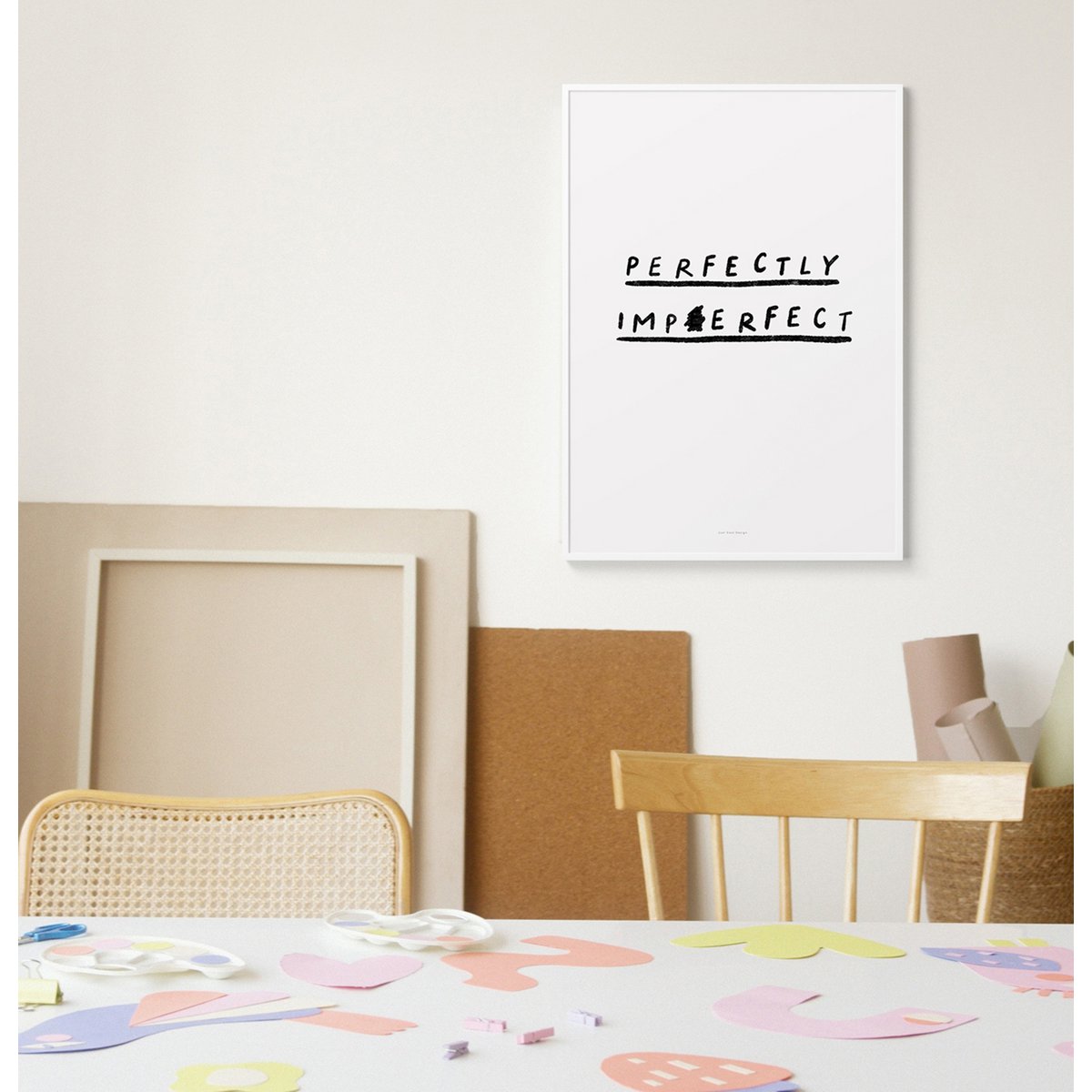 Quote Wall Art Print | Perfectly imperfect