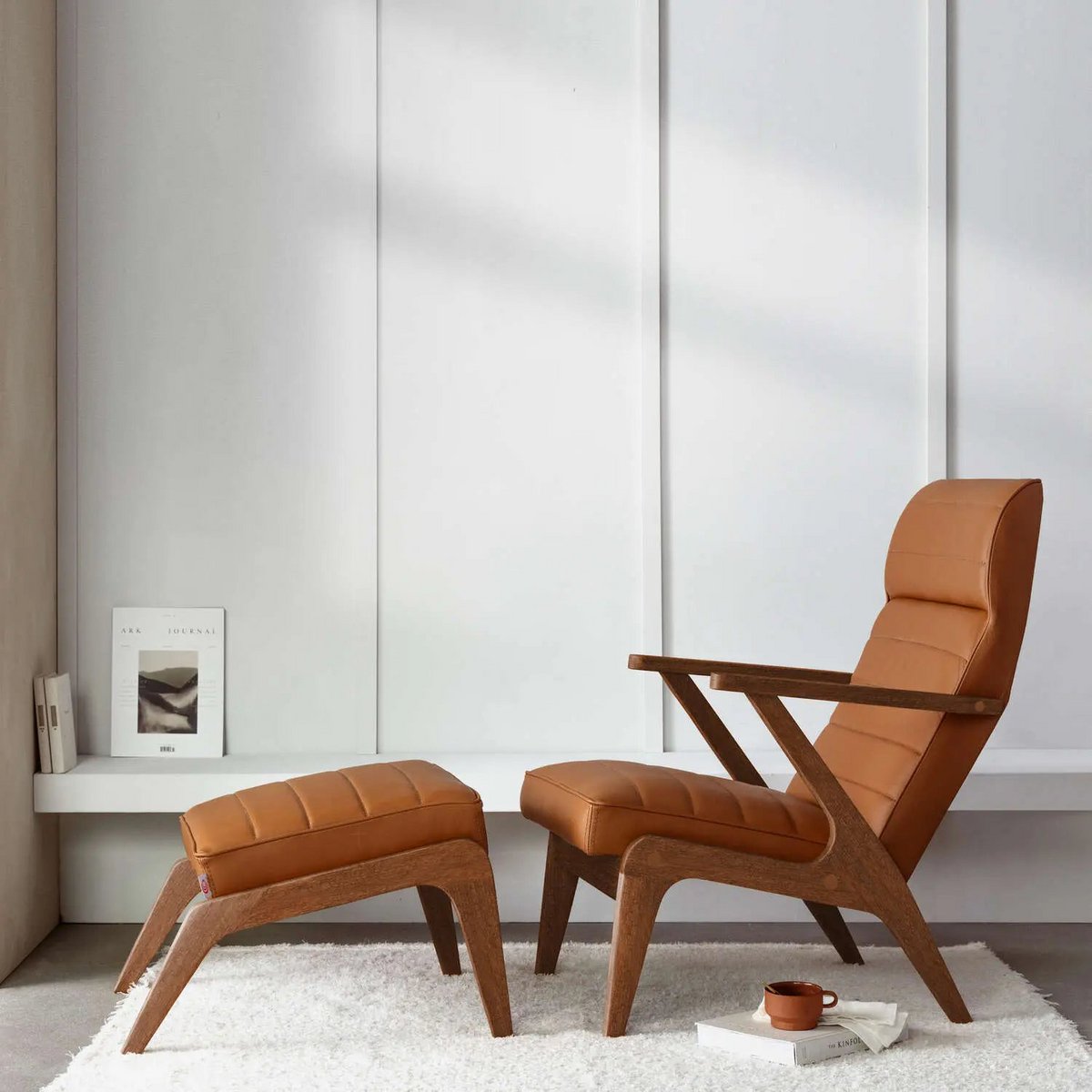 Cognac Premium Buchenholz, Nussbaum Beizung