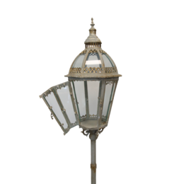 Lámpara de pie Lantern h 164x26 cm estilo shabby chic