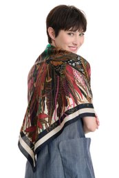 Foulard Medusa's Flower 100% Seta (3 colori)