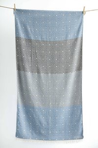 BEACH TOWEL P.MEANDROS PHILOXENIA P.BLUE & B.JEAN & N.BLUE