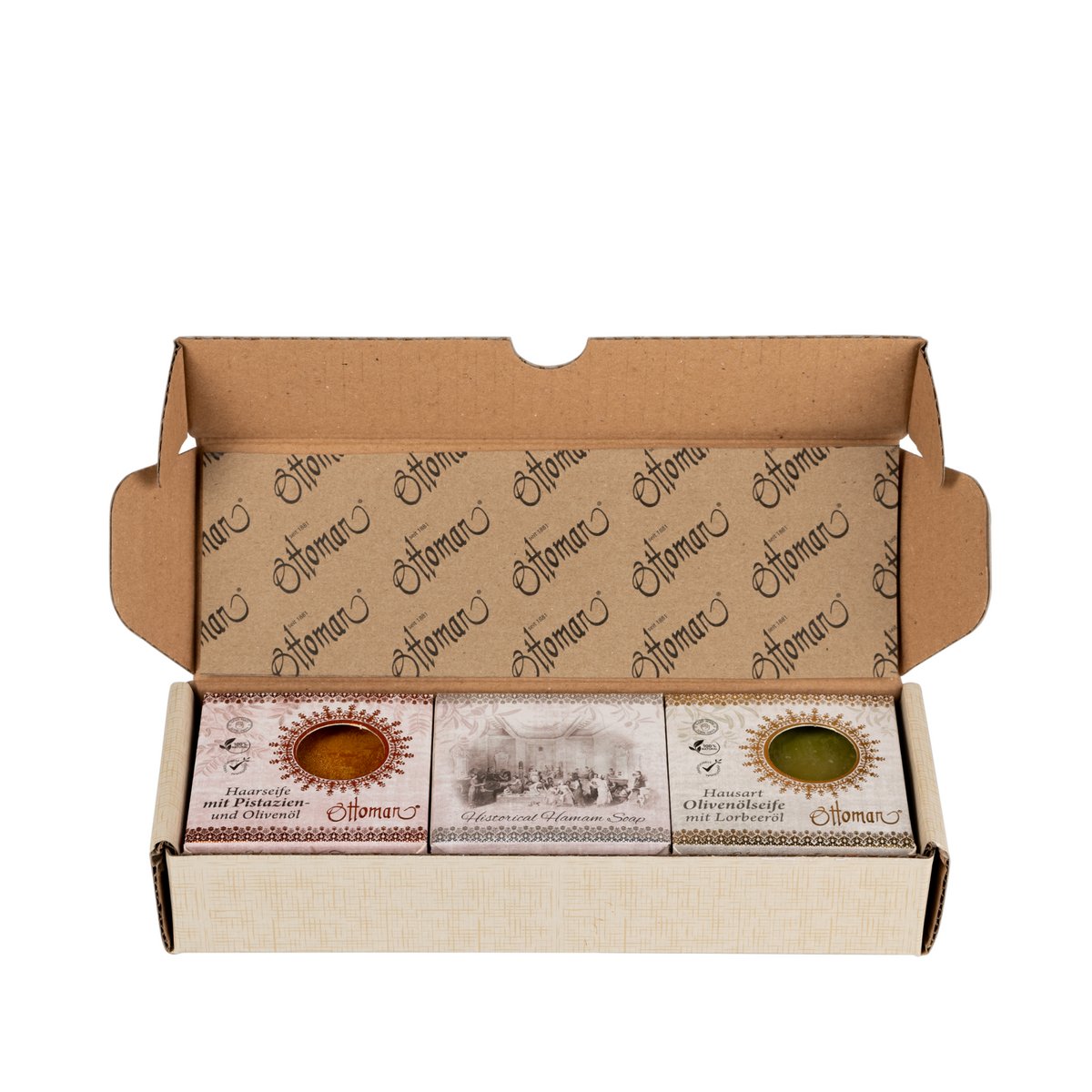 Soap collection set of 3 mix in gift box
