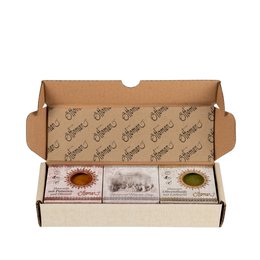 Soap collection set of 3 mix in gift box
