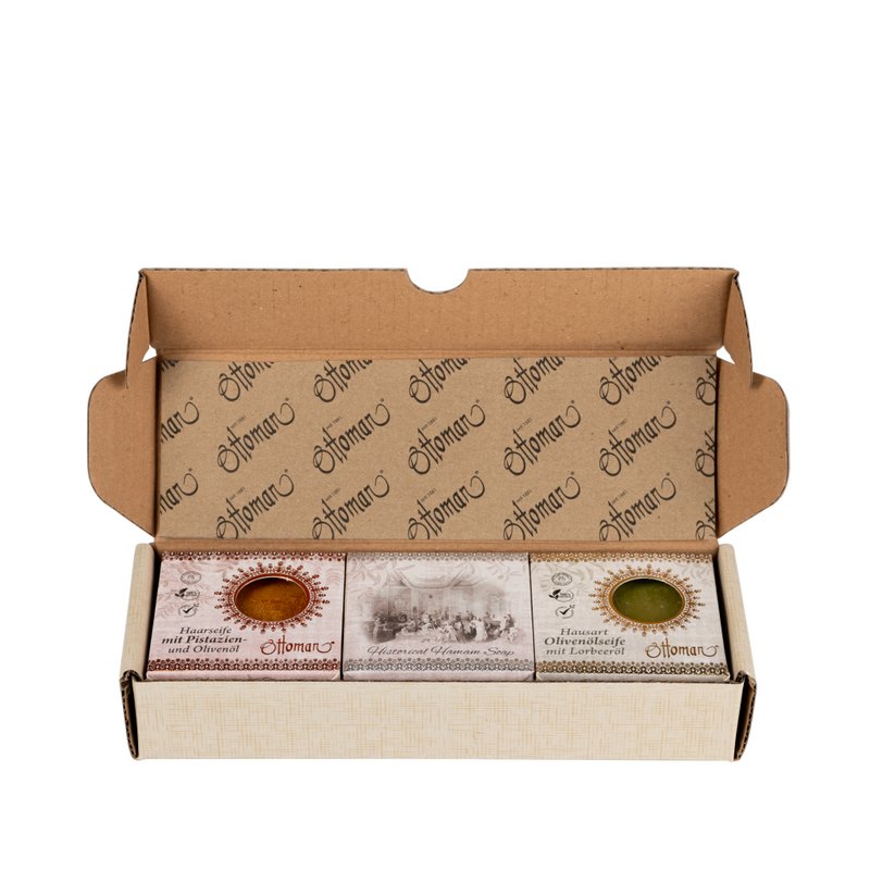 Soap collection set of 3 mix in gift box