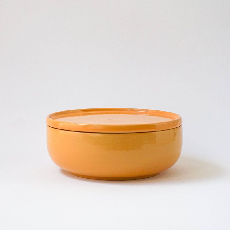 Skål 16 cm Stokrose - gul - 600 ml