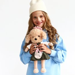 Plush toy, Lucky Doggy, Lucky Fendi: Paris Travel 38cm 