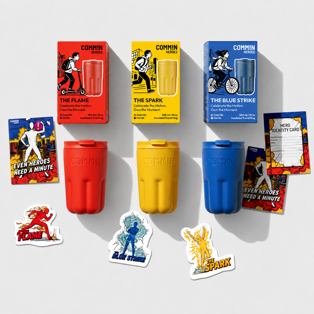 THE BLUE STRIKE | Insulated Travel Mug | Cobalt Blue