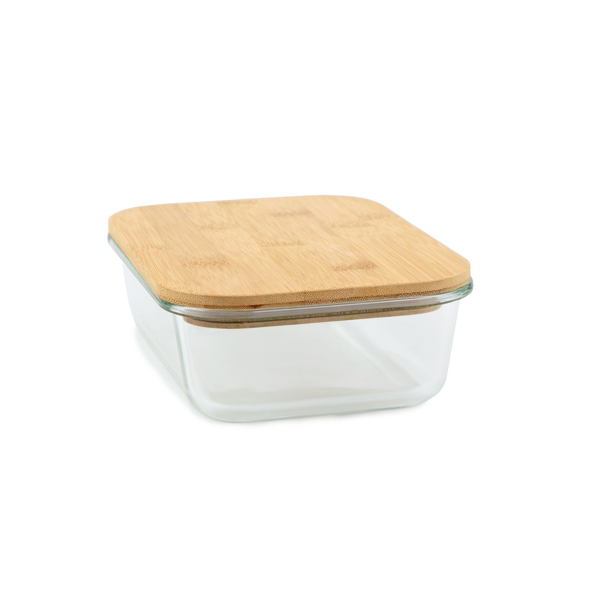 Contenitori in vetro con coperchio in bambù 1000 ml