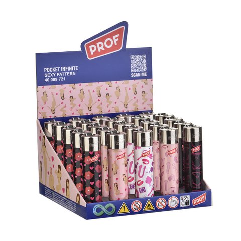 Sexy round lighters Pattern x25