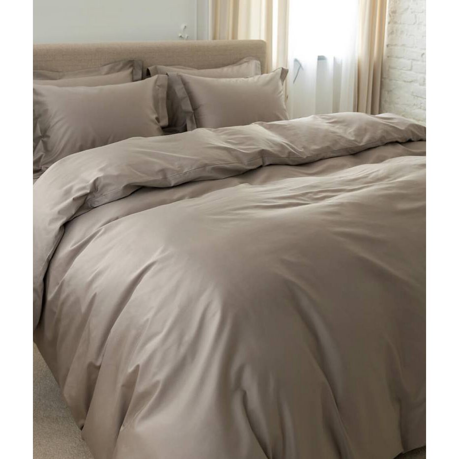 Satijnen bedset Amandel
