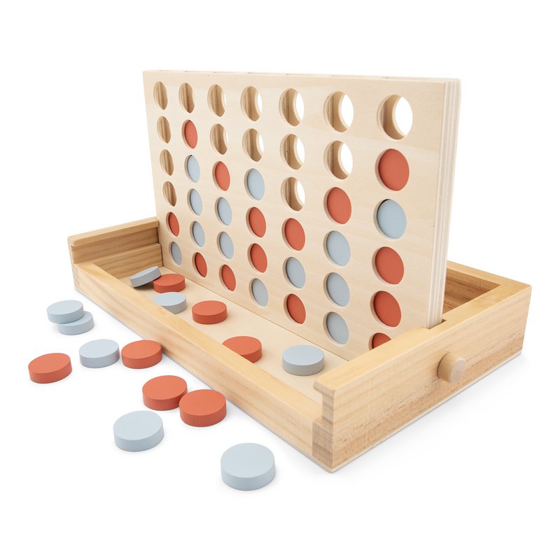 Wooden four-in-a-row