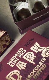 KUMILIO Figues Kimi séchées au soleil de qualité supérieure trempées dans du chocolat noir 70 % - Coffret cadeau