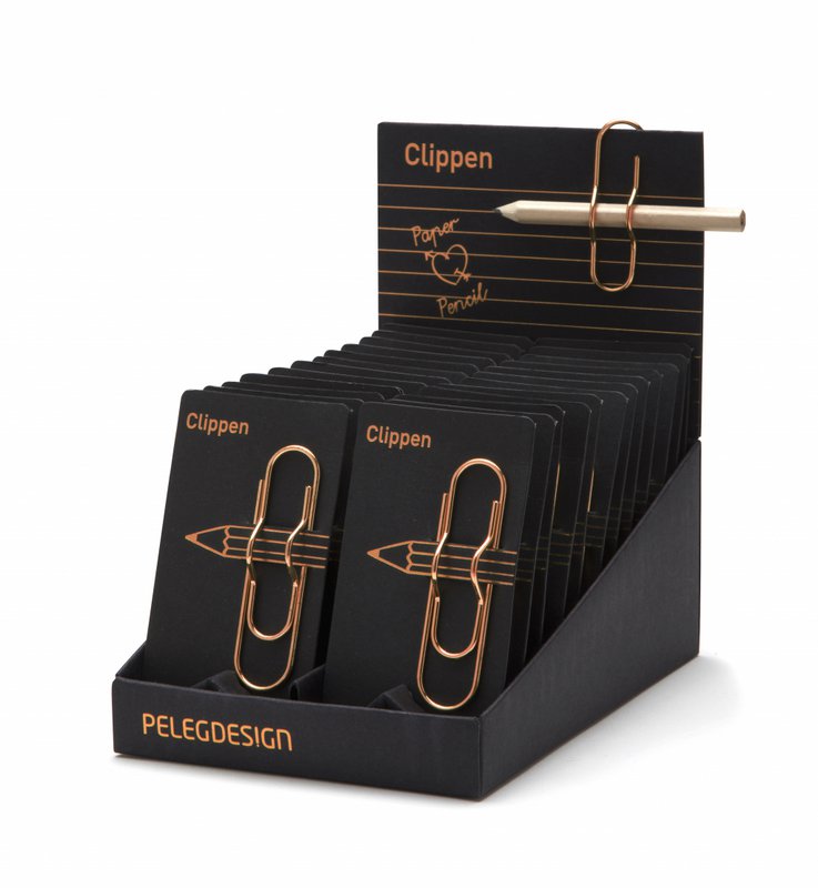 Clips de trombone Peleg Design - Rosé Gold