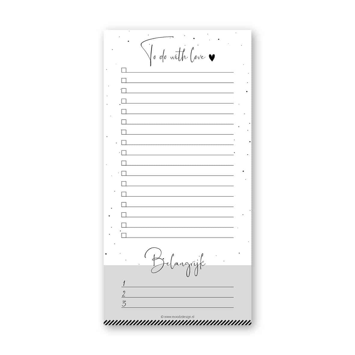 To do notitieblok