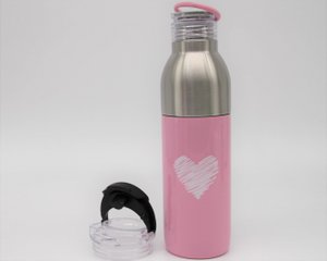 Thermofles “Hart” roze
