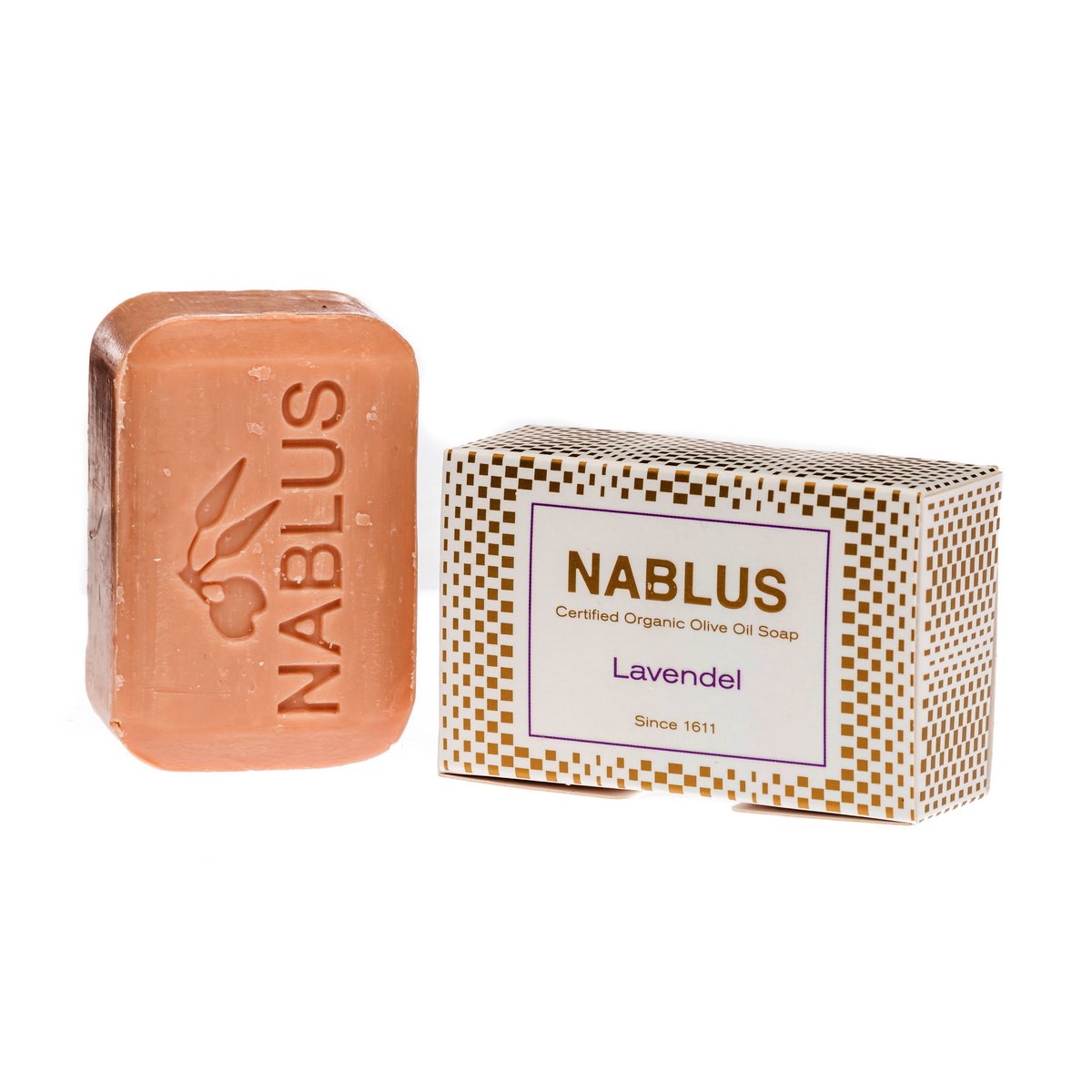 Nablus Soap Olive oil soap lavender, 100g