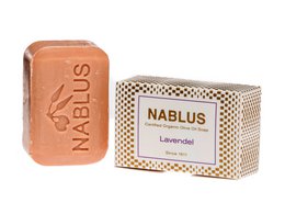 Nablus Soap Olive oil soap lavender, 100g