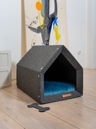Pethome Perfekt hus til hund og kat - mørkegrå/genanvendt