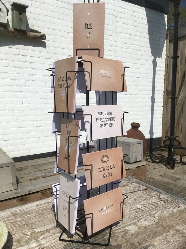 Display med papirønsker