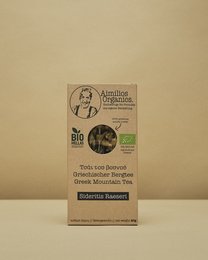 Økologisk græsk bjergte (Sideritis Raeseri) - hele stilke og blomster - 40g