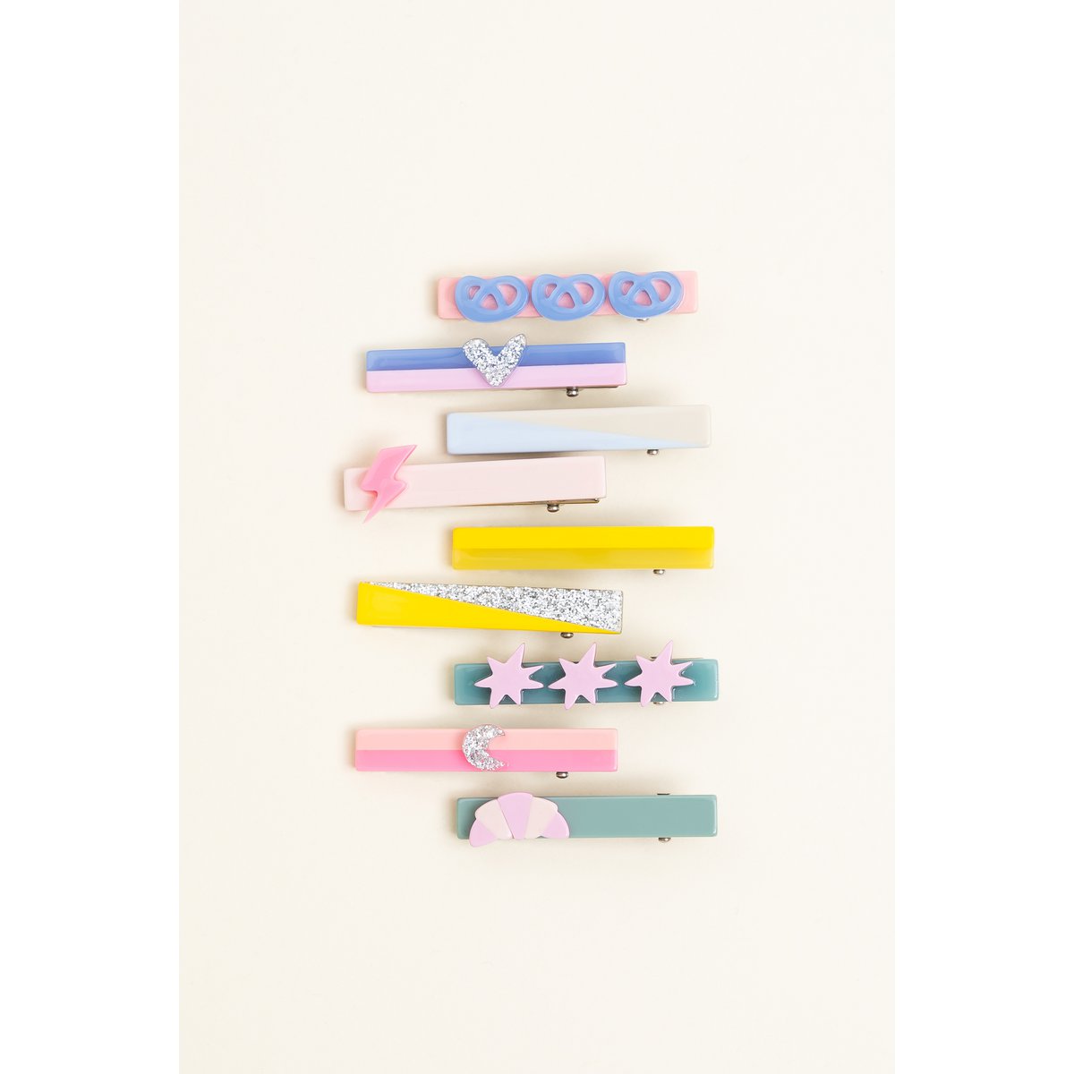 Horquillas para el cabello 3-Set Waves Candy