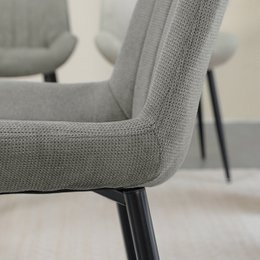 Silla de comedor Jarvis [juego de 2] [tela de lino]