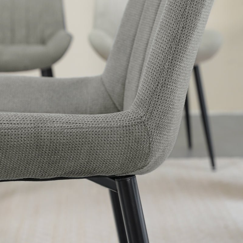 Silla de comedor Jarvis [juego de 2] [tela de lino]