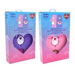😍 Care Bears, Hot Water Bottle, with Cover, Hot Water Bottle for Hot Therapy, Hot Water, Rubber, Cold, Winter, Child, Adult