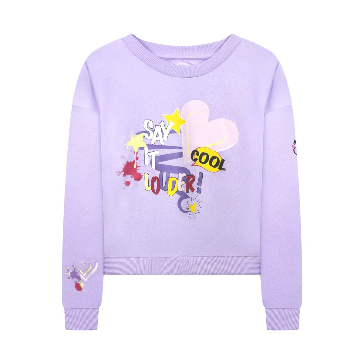 Luna Love - suéter pastel lila