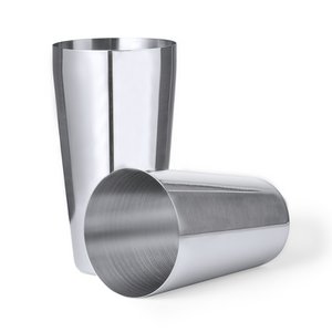 500 ML COCKTAIL SHAKER MADE OF STAINLESS STEEL. INCLUDING TWO STAINLESS STEEL GLASSES THAT FIT TOGETHER FOR A PERFECT SEAL, IDEAL TO PREPARE REFRESHING DRINKS Copy